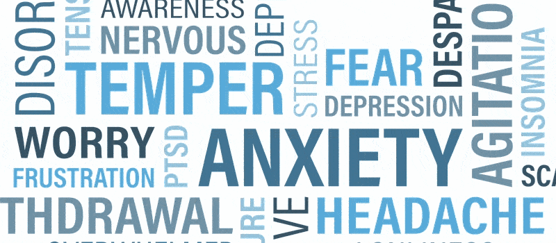 words associated with anxiety